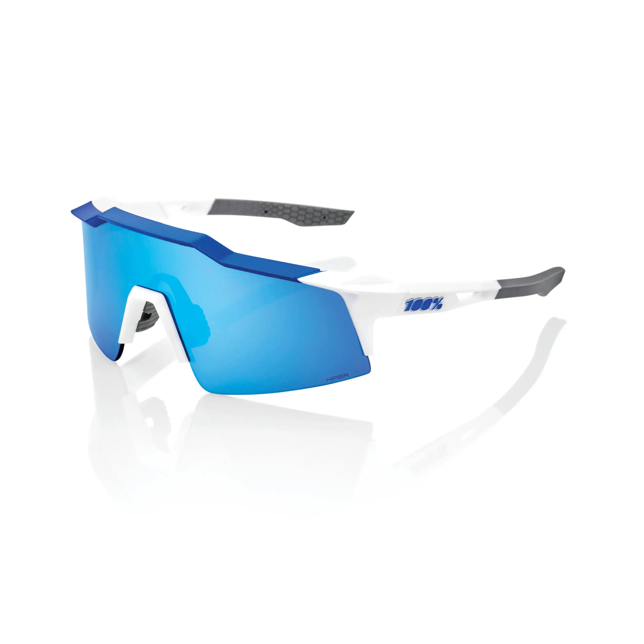 100% SPEEDCRAFT SL Matte White - HiPER Blue Multilayer Mirror Lens 3 100% SPEEDCRAFT SL Matte White - HiPER Blue Multilayer Mirror Lens