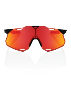 100% HYPERCRAFT XS (Youth) Sunglasses Soft Tact Black - HiPER Red Multilayer Mirror Lens -wp populaire magasin SP22 HYPERCRAFT XS 60002 00003 FRONT