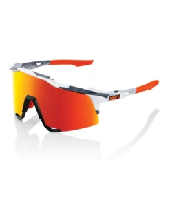 100% SPEEDCRAFT Sunglasses Soft Tact Grey Camo - HiPER Red Multilayer Mirror Lens
