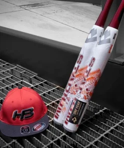 HB Sports Headbanger Sports I8503 Cap America Flexfit Perforated Performance Hat: Red & Black -wp populaire magasin STU HAT