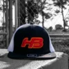 HB Sports Headbanger Sports I8501 Cap America Flexfit Performance Trucker Mesh Back Hat: Black / White / Sunset 1 HB Sports Headbanger Sports I8501 Cap America Flexfit Performance Trucker Mesh Back Hat: Black / White / Sunset -wp populaire magasin Sundset1