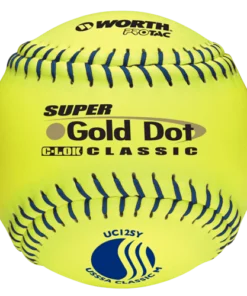 Worth 12" USSSA Super Gold Dot Classic M Softballs (Dozen): UC12SY