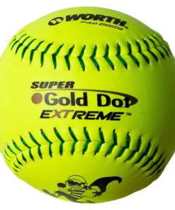 Worth 12" Super Gold Dot ISA Slowpitch Softballs (Dozen): IS44CY