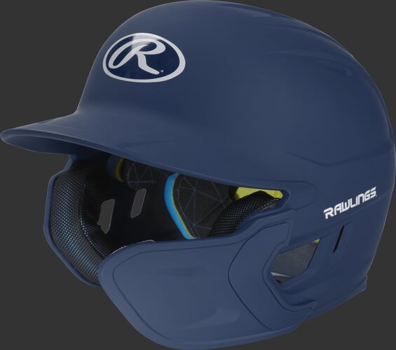Rawlings Mach Batting Helmet W/ EXT Flap – Navy (MACHEXTR) 3 Rawlings Mach Batting Helmet W/ EXT Flap – Navy (MACHEXTR)