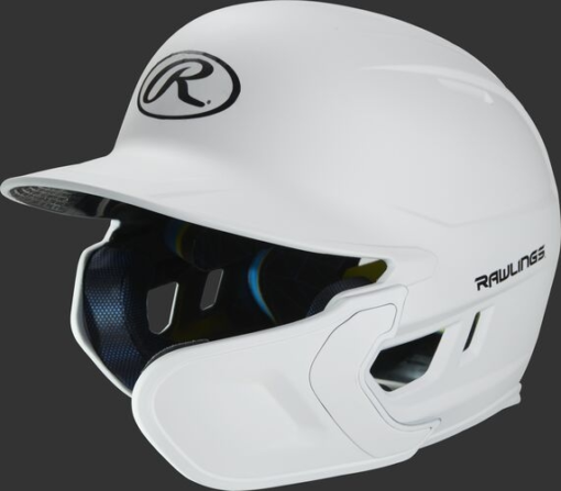 Rawlings Mach Batting Helmet W/ EXT Flap – White (MACHEXTR) -wp populaire magasin products machextr white 1