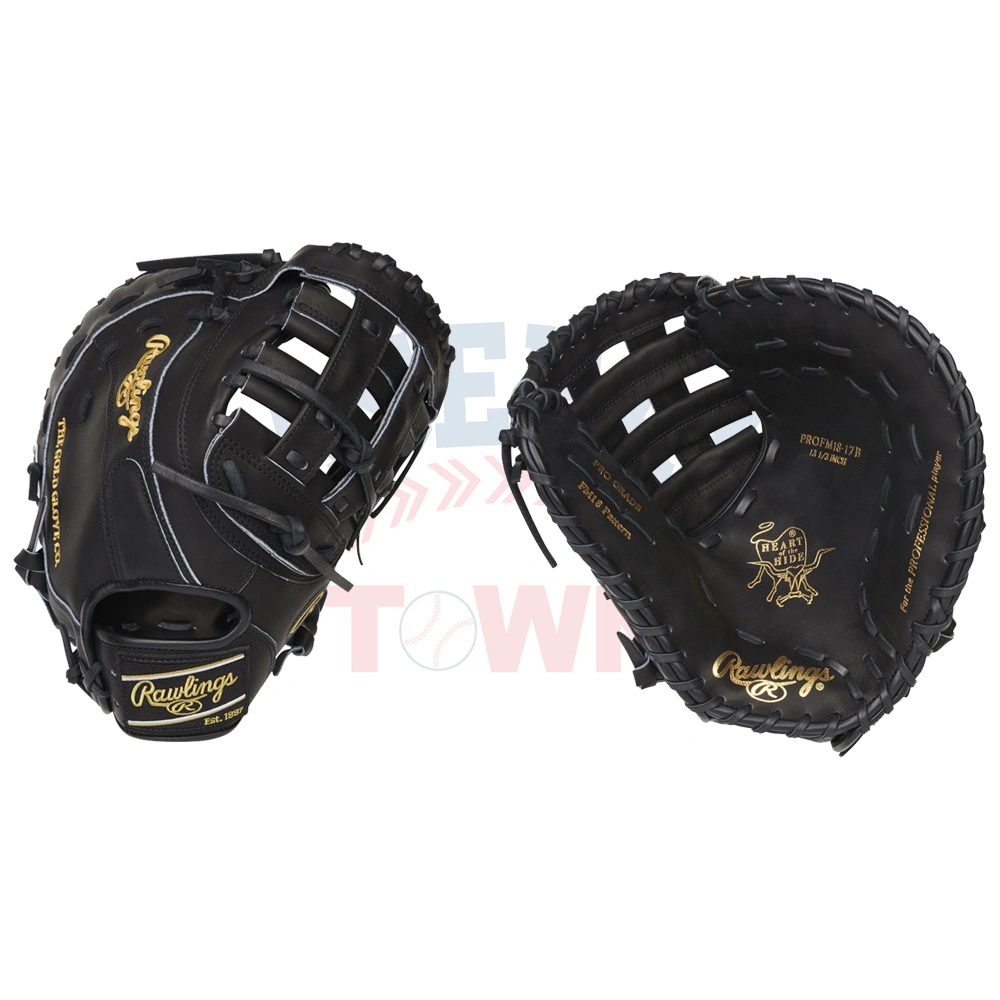Rawlings PROFM18-17B Heart Of The Hide 12.5" Firstbase Baseball Glove 3 Rawlings PROFM18-17B Heart Of The Hide 12.5" Firstbase Baseball Glove