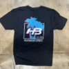 HB Sports Inc. HB Lifestyle Active Wear Men's T-Shirt: Palm Trees (Black) -wp populaire magasin treeback2